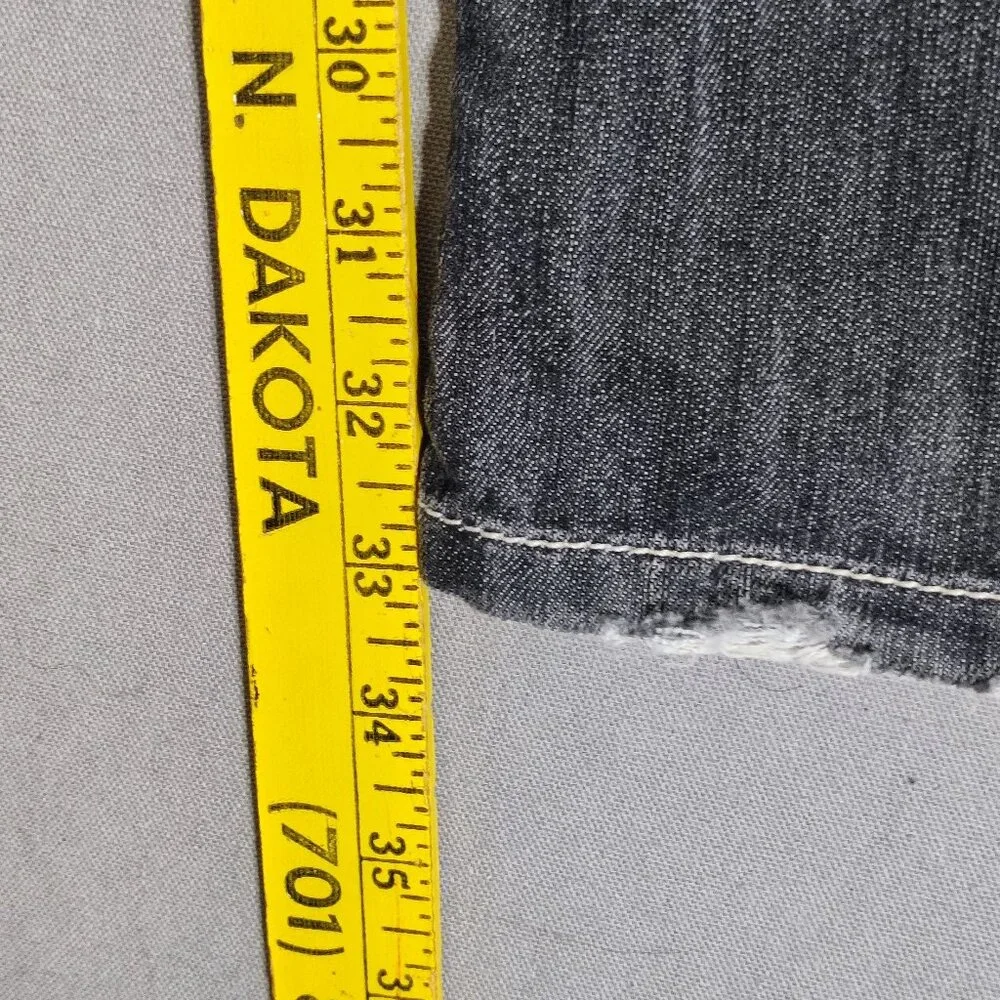 Guess Jeans women's size 29 medium washed grey colour Pismo Straight leg denim - Picture 12 of 14